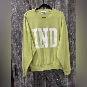 BUCKETLIST Lime Green Sweater
